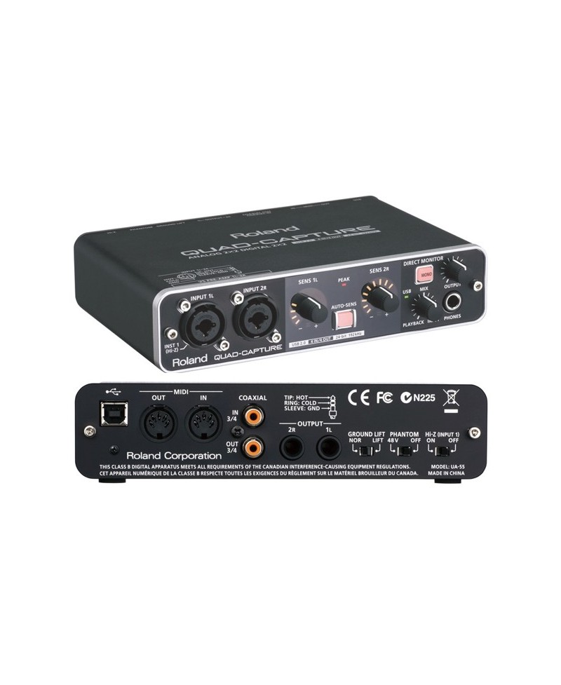 Interfaz Audio Roland UA-55 Quad-Capture