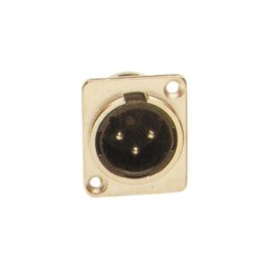 Conector XLR Macho Chasis Work CB41