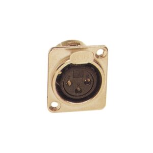 Conector XLR Hembra Chasis Work CB40