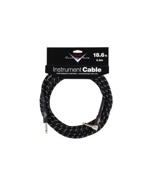 Cable Acodado Jack-Jack Fender Black Tweed 5,5 m.
