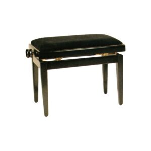 Banqueta Piano Rectangular Acabado Negro 1084AN