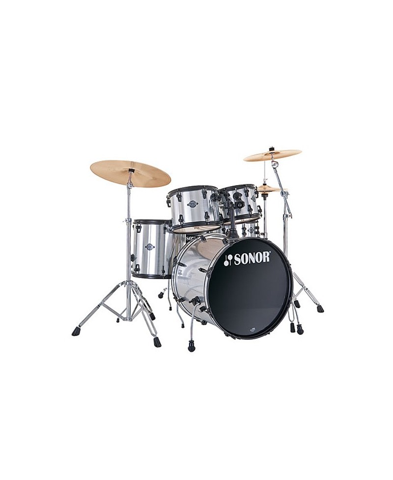 Batería Acústica Sonor Smart Force Studio Brushed Chrome