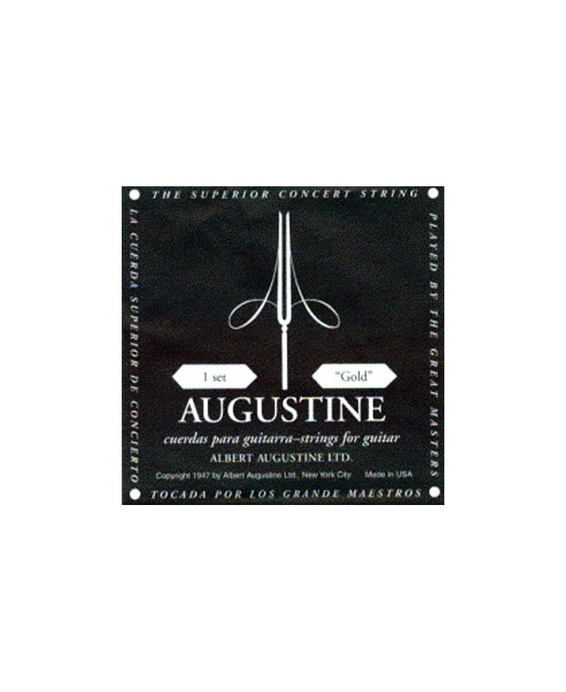 Juego Cuerdas Guitarra Clásica Augustine Negra