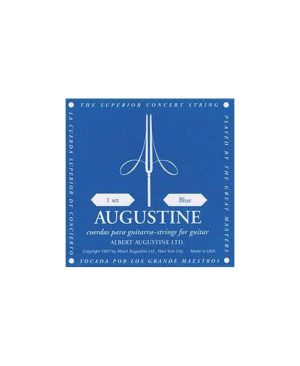 Juego Cuerdas Guitarra Clásica Augustine Azul