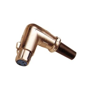 Conector XLR Hembra Aéreo Acodado Work CA8