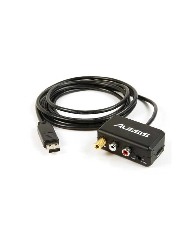 Cable Conversor USB RCA Alesis PhonoLink