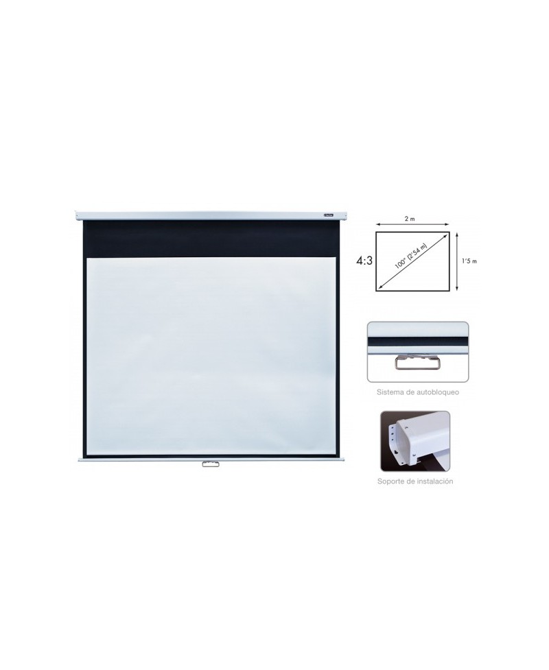 Pantalla Proyección Manual PPMA-100