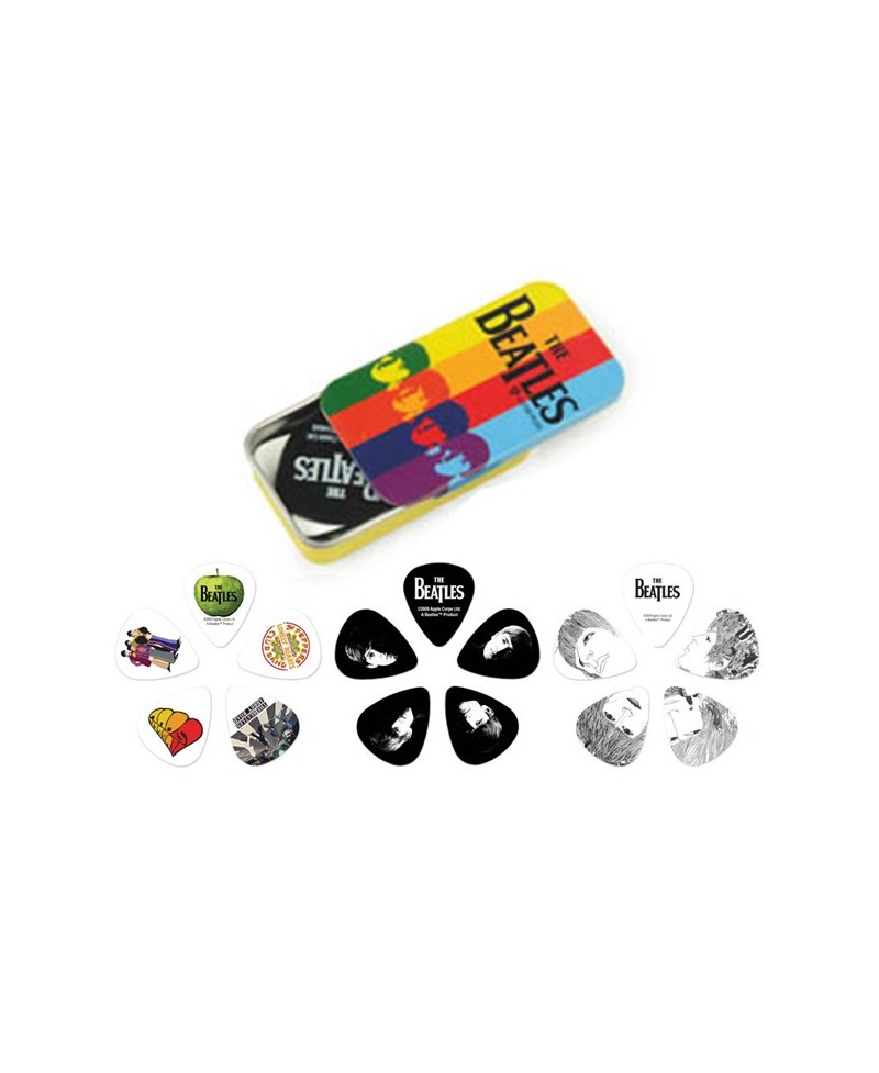 Juego Púas Planet Waves Beatles Stripes