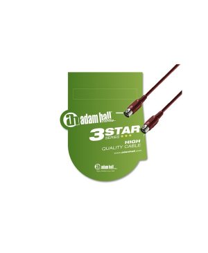 Cable Midi Adam Hall 1.5m Rojo