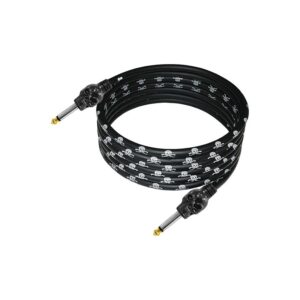 Cable Bullet Calavera Negro 3,6m