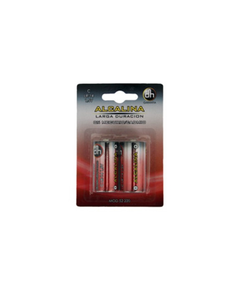 Pilas Alcalinas LR-14/C Larga Duración