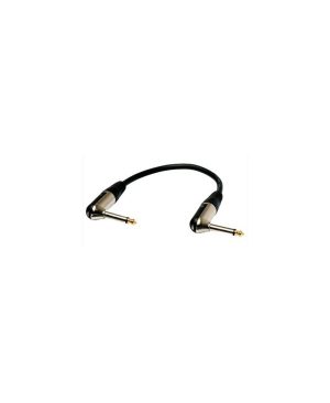 Cable Acodado Jack-Jack Rockcable Negro 30cm