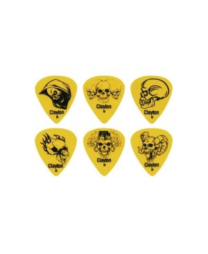 Clayton Púas Demonic Skulls Medium