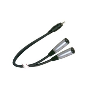 Cable Jack Mini Stereo a 2 XLR Macho
