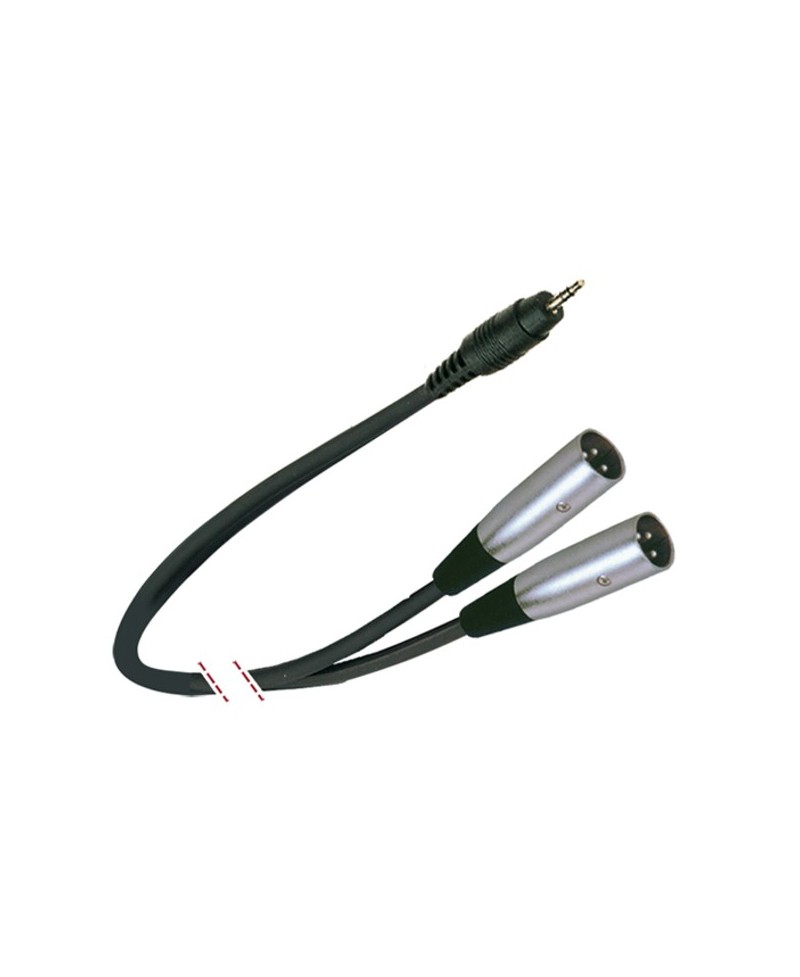 Cable Jack Mini Stereo a 2 XLR Macho