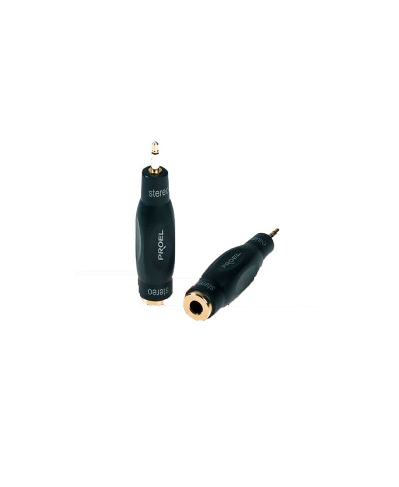 Adaptador Mini Jack Estéreo - Jack Estéreo Hembra
