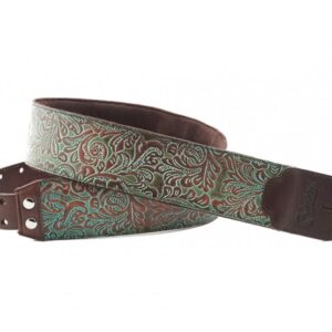 BLACKGUARD-TE - BANDOLERA GUITARRA RIGHTON 2017 LEATHERCRAFT BLACKGUARD TEAL