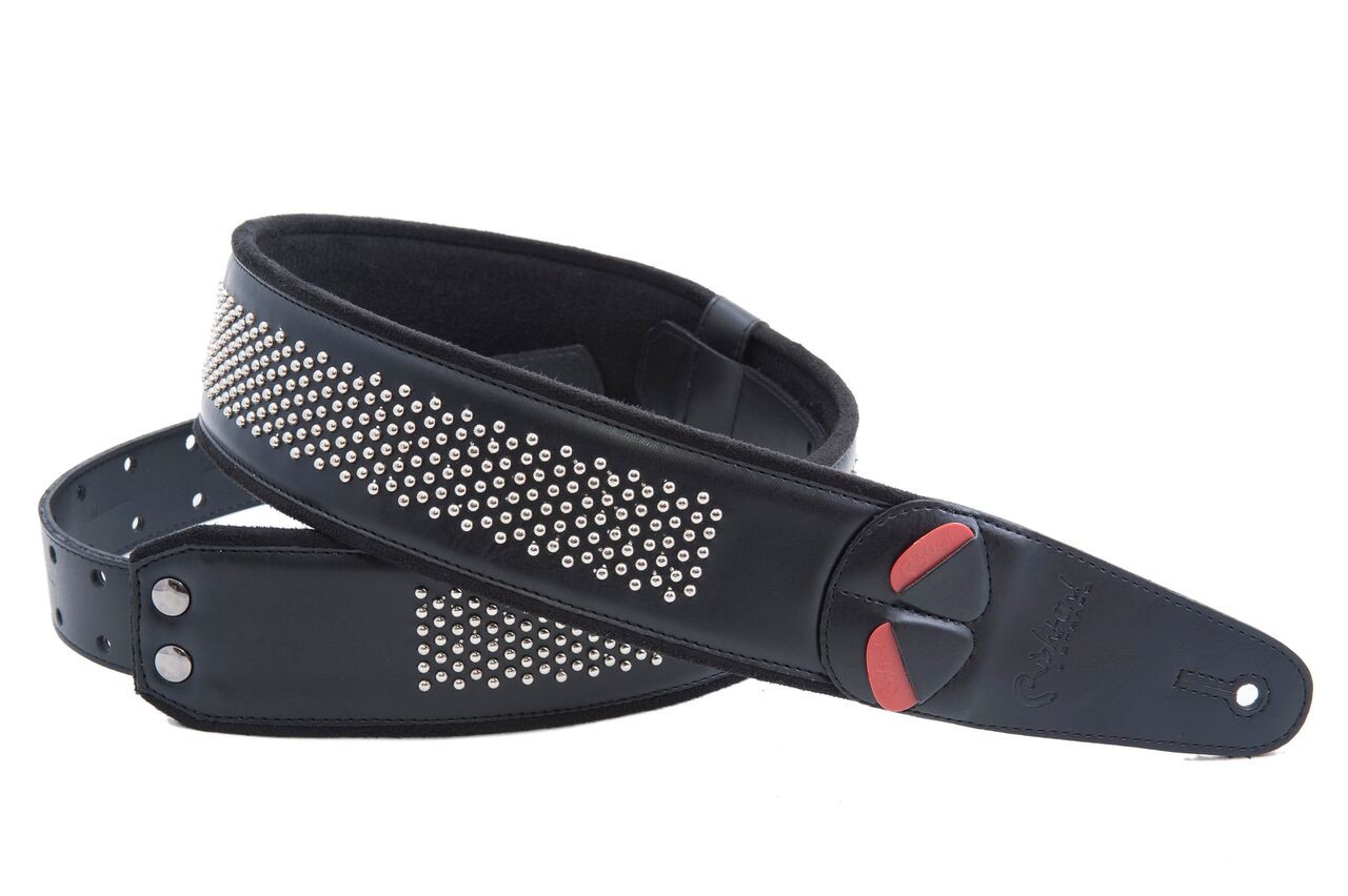 MOJO-RIVETS-BK - BANDOLERA DE GUITARRA ELECTRICA RIGHTON MOJO-RIVETS-BK XXX