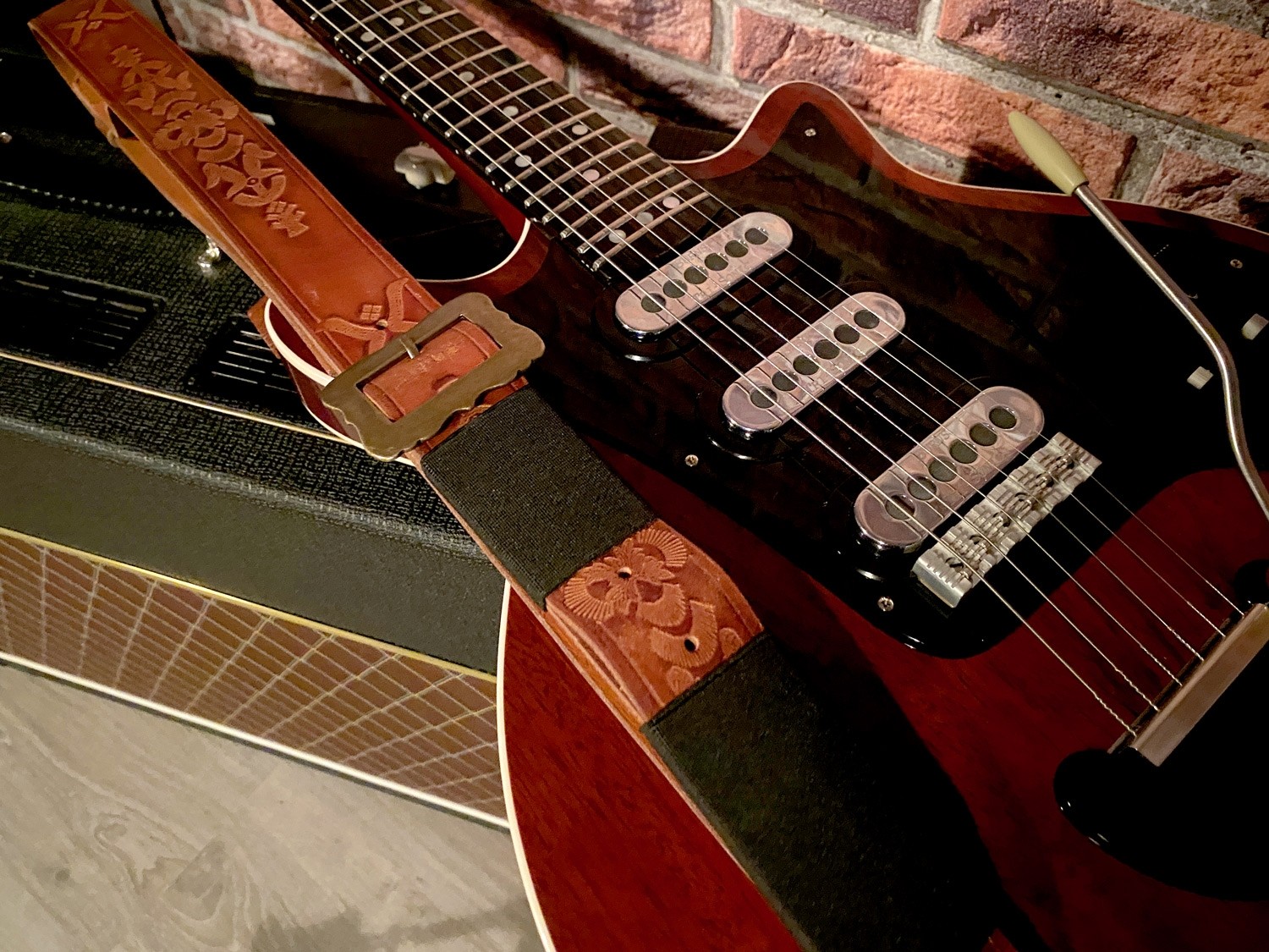 BANDOLERA DE GUITARRA RIGHTON LEGEND B.M. BOHEMIAN woody COLECCION MAGIC