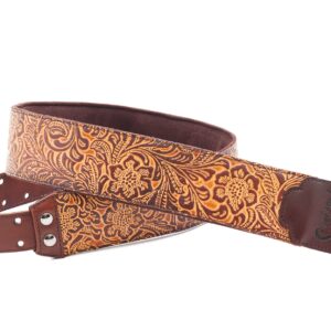 BLACKGUARD-BR - BANDOLERA GUITARRA RIGHTON 2017 LEATHERCRAFT BLACKGUARD BROWN