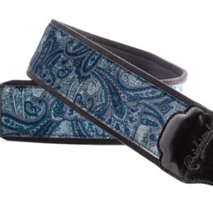 J-PAISLEY-VELVET-BL - BANDOLERA RIGHTON DE GUITARRA ELECTRICA SERIE JAZZ