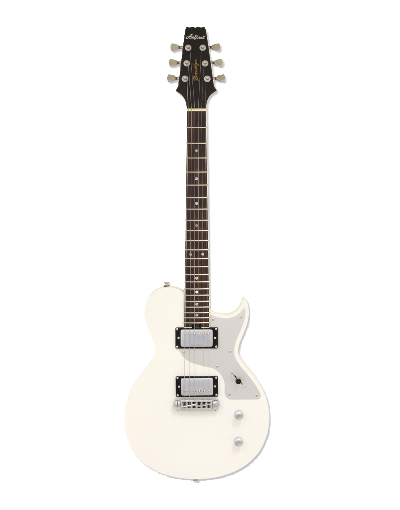GUITARRA ELÉCTRICA ARIA LP 718-MK2-BROOKLYN BLANCA