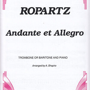 Andante et Allegro. Trombone and Piano