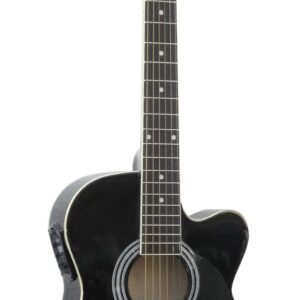 GUITARRA ACÚSTICA ELECTRIFICADA DAYTONA A401CEBK NEGRA