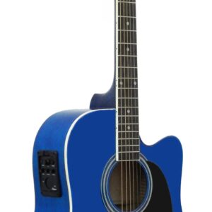 GUITARRA ACÚSTICA DAYTONA A411CE ELECTRIFICADA AZUL