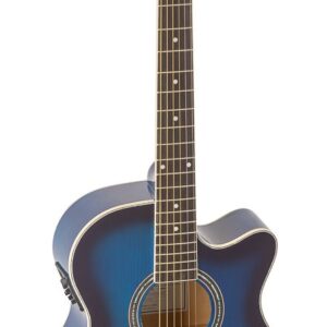 GUITARRA ACÚSTICA ADMIRA INDIANA AZUL SATINADA