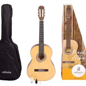 PACK DE GUITARRA CLÁSICA ADMIRA ALBA 4/4 SERIE INICIACIÓN