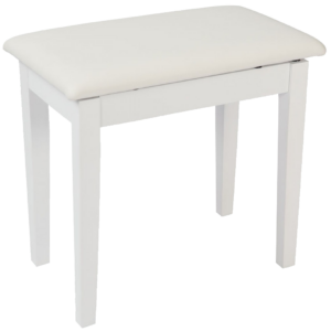 BANQUETA AMADEUS PARA PIANO BLANCO MATE