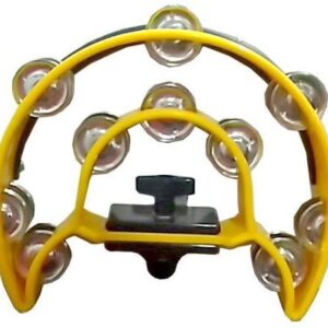 PANDERETA MEDIA LUNA PARA SOPORTE AMARILLO