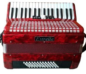 ACORDEÓN ESTRELLA 34/60 ROJO