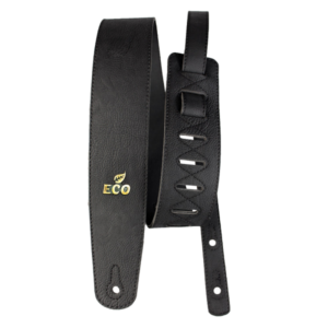 CORREA PARA GUITARRA Y PARA BAJO BASSO SERIE ECO VEGANA NEGRA