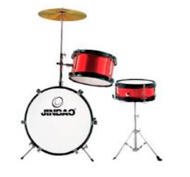 BATERÍA INFANTIL JINBAO 1044RD ROJA