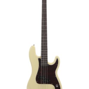 BAJO ELÉCTRICO PRECISIÓN BASS DE PRODIPE SERIE PB80 BLANCO VINTAGE