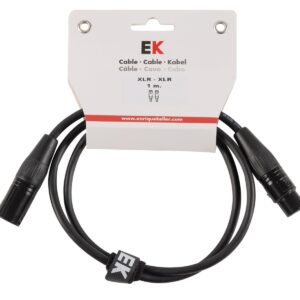 CABLE EK AUDIO NEUTRIK PARA MICRÓFONO XLR/XLR 1 M