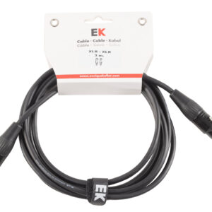 CABLE EK AUDIO NEUTRIK PARA MICRÓFONO XLR/XLR 3 M