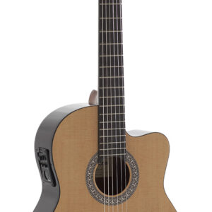 GUITARRA CLASICA ADMIRA SARA 4/4 ELECTRIFICADA CON CUTAWAY SERIE INICIACIÓN BRILLO