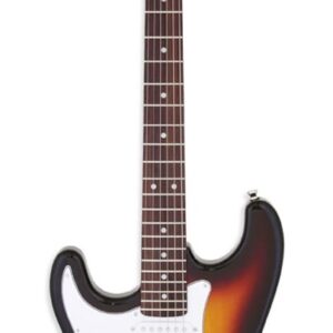 GUITARRA ELÉCTRICA ARIA STG-004-3TS SOMBREADA ZURDA