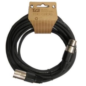 CABLE TGI PARA MICRÓFONO XLR-XLR HEMBRA 6M