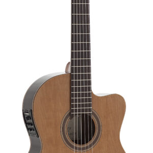 GUITARRA CLÁSICA ADMIRA VIRTUOSO ELECTRIFICADA FISHMAN CUERPO ESTRECHO CUTAWAY SERIE CONSERVATORIO