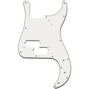 Golpeador para bajo P-Bass color blanco