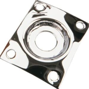Tapa cromada de entrada de cable jack formato Gibson