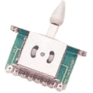 Switch de 5 posiciones para Stratocaster con palanquita de color blanco