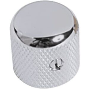 Set Botonera Metálica Fender Style (2 unidades) - Cromado