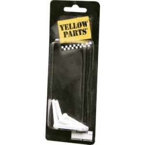Pivotes de plástico para los huecos de las cuerdas de los puentes de guitarras acústicas. Color bla