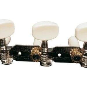 Kit de clavijas de afinación para guitarra clásica. Puente del clavijero metálico y clavijas de plá