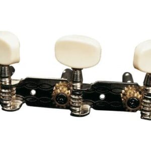 Kit de clavijas de afinación para acústicas. Puente del clavijero metálico y clavijas de plástico